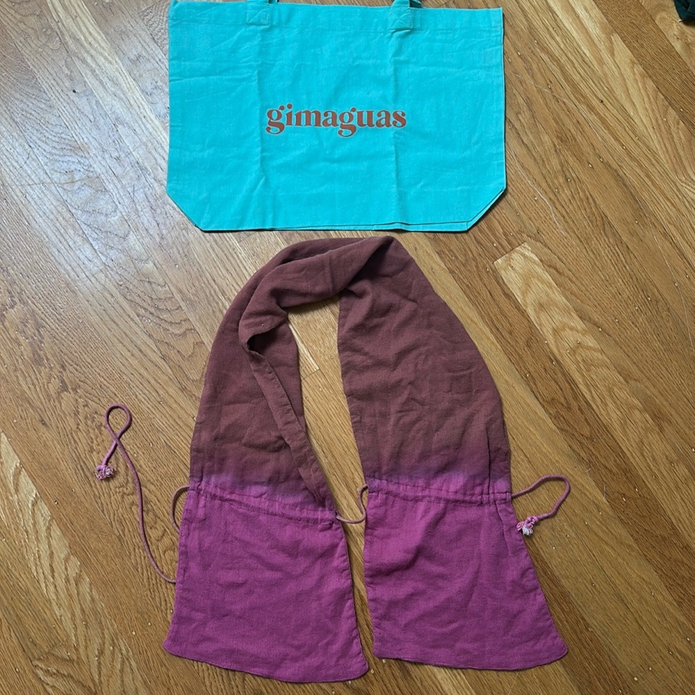 Gimaguas Pink Halter Top with Tote